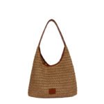 Straw Hobo Shoulder Tote Bag for Women