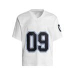 09 Print Cropped Football Jersey