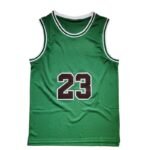 Green #23 Mesh Basketball Jersey