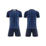 Printed Short Sleeve Soccer Uniform Set