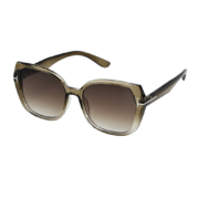 Oversized Square Gradient Lens Fashion Sunglasses