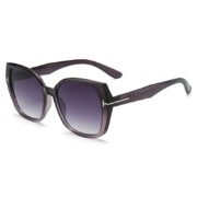 Oversized Square Gradient Lens Sunglasses