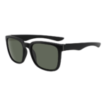 Black Square Frame Green Lens Sunglasses for Men