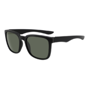 Black Square Frame Green Lens Sunglasses for Men
