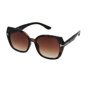 Oversized Tortoise Shell Gradient Sunglasses
